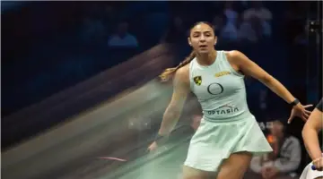 هانيا الحمامي تتأهل لصف نهائي بطولة العالم للإسكواش